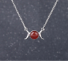 Triple Moon Crystal Necklaces