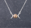 Triple Moon Crystal Necklaces