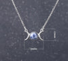 Triple Moon Crystal Necklaces