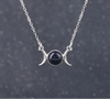 Triple Moon Crystal Necklaces