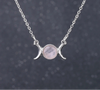 Triple Moon Crystal Necklaces
