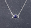 Triple Moon Crystal Necklaces