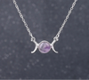 Triple Moon Crystal Necklaces