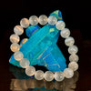 White Cat Eye Stone Bracelet – Reiki-Infused Clarity & Protection Jewelry (Medium–Large Wrist)