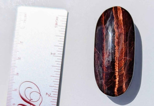 Red Tiger’s Eye Palm Stone – Motivation, Power & Protective Grounding