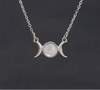Triple Moon Crystal Necklaces