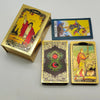 New Version Premium Quality Gold Foil Tarot Divination Oracle Cards With Colorful Illustrated Manual and Megnetic Box