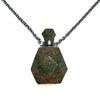 Gemstone Poison Bottle Necklace